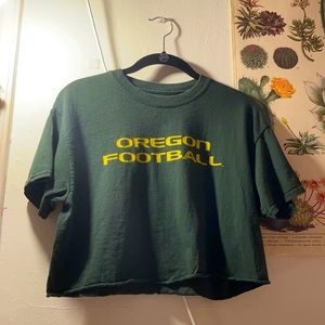 Vintage University of Oregon Football Crop Top